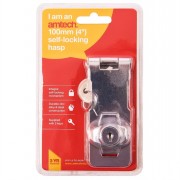 Key Cylinder Hasp Lock 4in