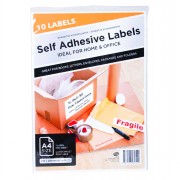 Self Adhesive Labels A4 10pc