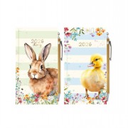 Slim Diary w/Pen Animals