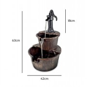 Barrel Fountain 2 Tier