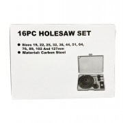 Holesaw 16pc  19mm-127mm