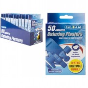 Plasters  50/60pc Blue