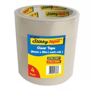 Clear Adhesive Tape 4x24mm
