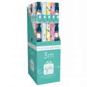 Gift Wrap 3m Floral