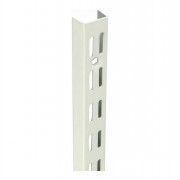 TwinSlot Upright White 100cm