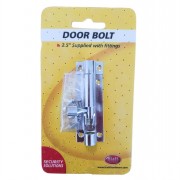 Door Bolt Chrome 2½in