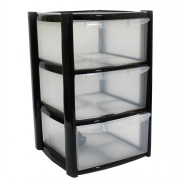 Drawer Tower 3T Large Black