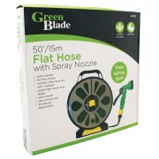 Flat Hose w/ Spray 50ft