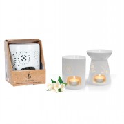Oil Burner White Porcelain