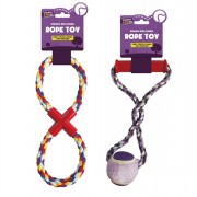 Dog Toy Rope Ring 8 or Ball