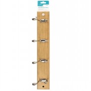 Hat & Coat Rack 4 Hook Pine