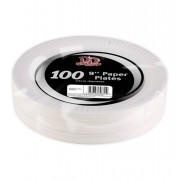 Paper Plates 9in 100 Pack