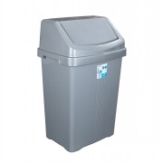 Swing Bin 50L Silver