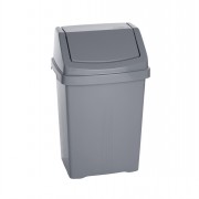 Swing Bin 25L Silver
