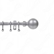 Pole 180-300cm Ball Silver