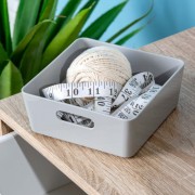 Grey Basket 13.01 15x15x6cm