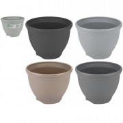 Ribbed Bell Pot Colours 20cm