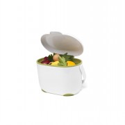 Kitchen Compost Caddy White