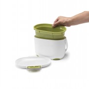 Kitchen Compost Caddy White