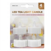 Tealights LED  4pc White