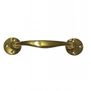 Bow Handle Brass 150mm
