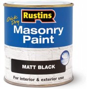 Masonry Paint 250ml Black