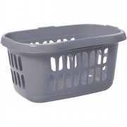 Hipster Laundry Baskt Silver