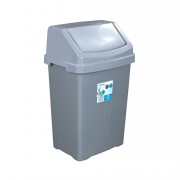 Swing Bin 15L Silver