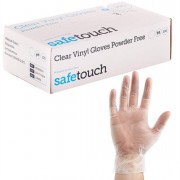 Vinyl Gloves 100s Clear Med