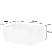 White Basket 5.02 36x26x15cm