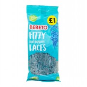 Bebeto Fizzy Blue Rasp Laces