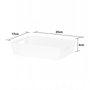 White Basket 4.01 25x17x 6cm