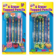 Pencils & Erasers Dino/Animl