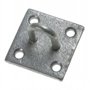 Galvanised Staple on Plate