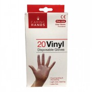 Vinyl Gloves  18/20s Clear