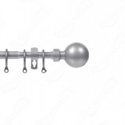 Pole 120-210cm Ball Silver