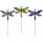 Metal Dragonfly on Stick