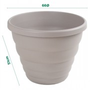 Beehive Pot 66cm Grey