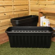 Vista SlateBlack Trough 80cm