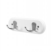 Hat & Coat Rack 2 Hook White