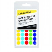 Self Adhesive Coloured Dots