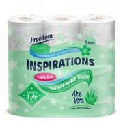 Toilet Rolls  9pc Aloe Vera