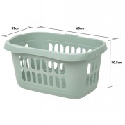 Hipster Laundry Basket Sage