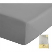 Fitted Sheet Grey Single