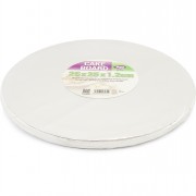 Cake Drum Round 10in Silver