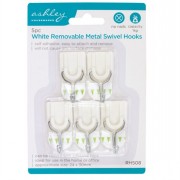Removable Hooks Swivel 5pc