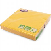 Napkins  20pc 3ply Yellow