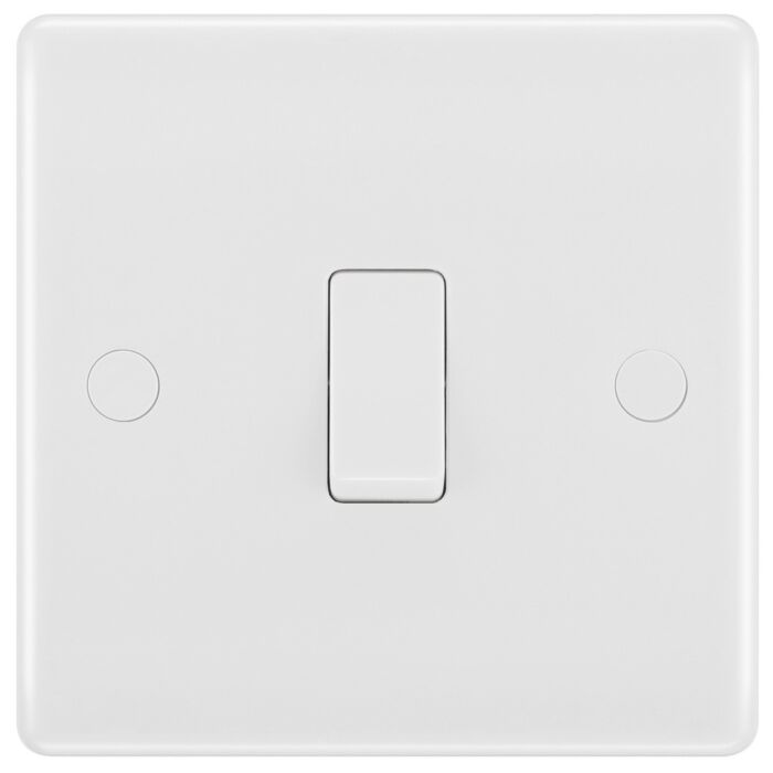 BG Rounded Wall Switch 1G 2W